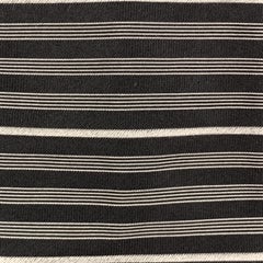 DRIES VAN NOTEN Black & Grey Silk Striped Tie