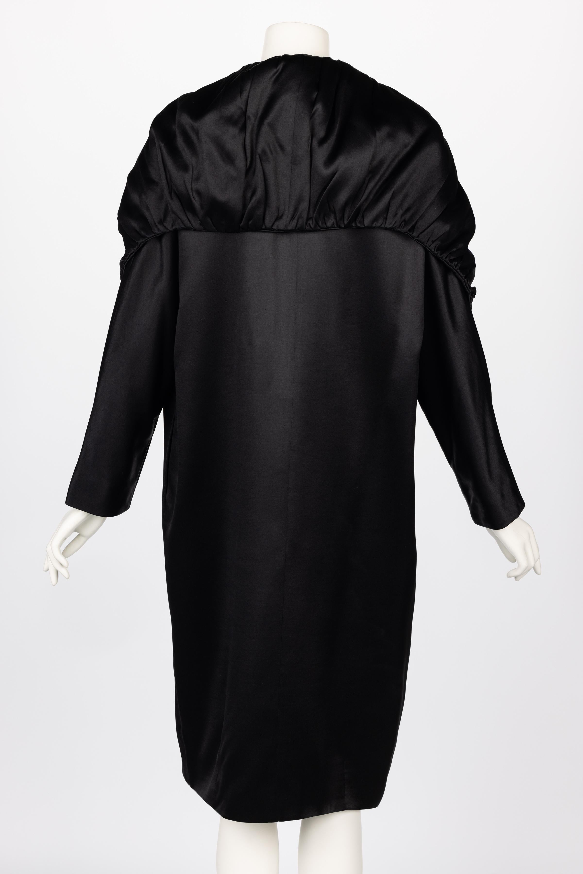 da uomo o donna Dries Van Noten - Cappotto in lana e seta Autunno 2000 - Passerella in vendita