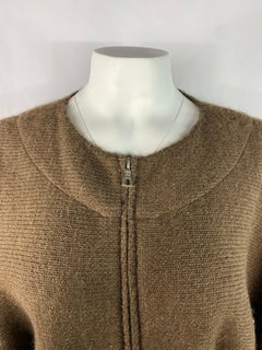 Dries Van Noten Brown Knit Sweater, Size Medium