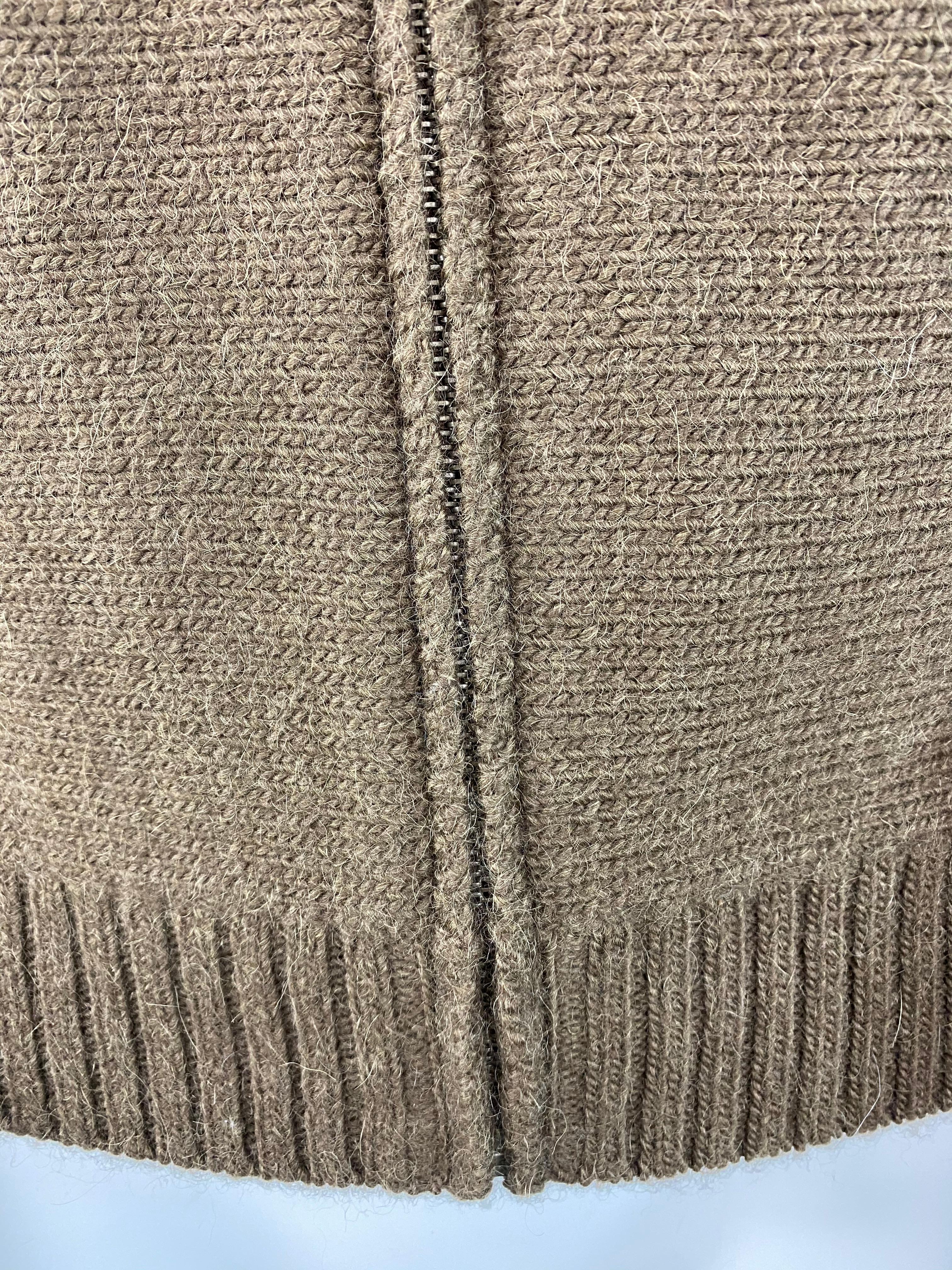 brown sweater