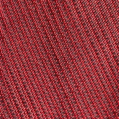 DRIES VAN NOTEN Corbata de Algodón y Seda Texturizada Negro Burdeos