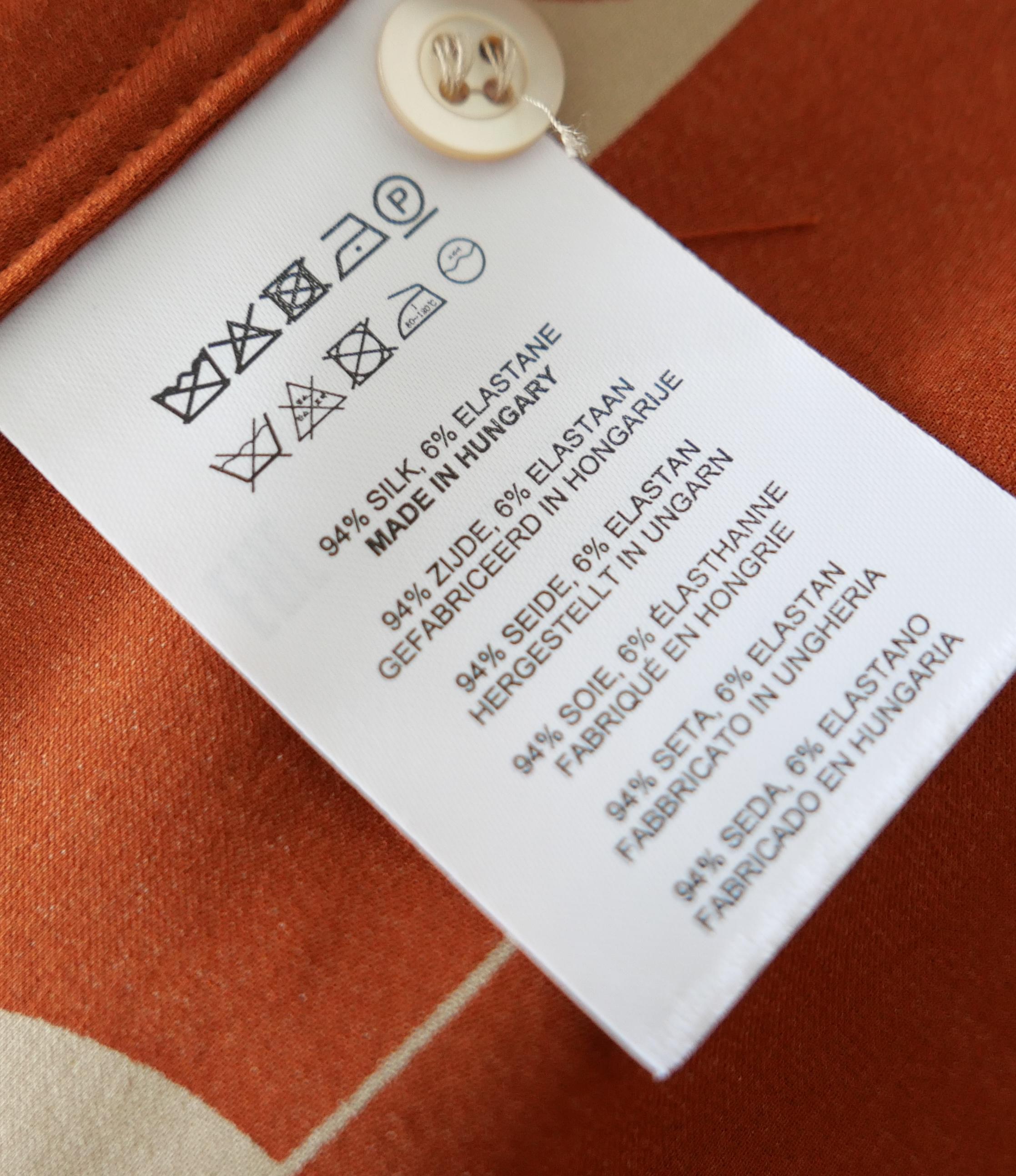Dries van Noten Cala Bluse Retro Print Seide im Angebot 1