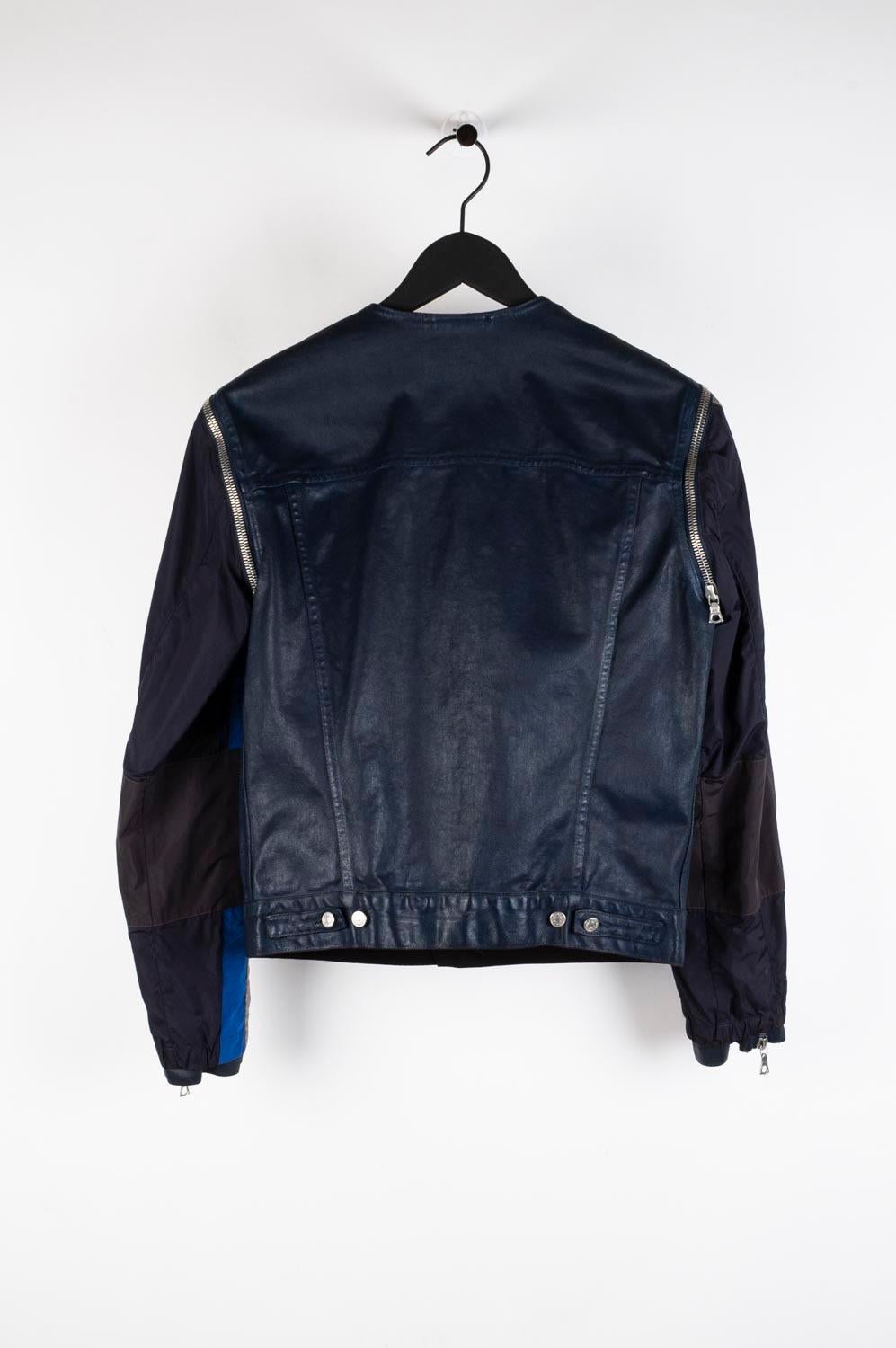 Dries Van Noten Coated Men Denim Jacket Size M For Sale 1