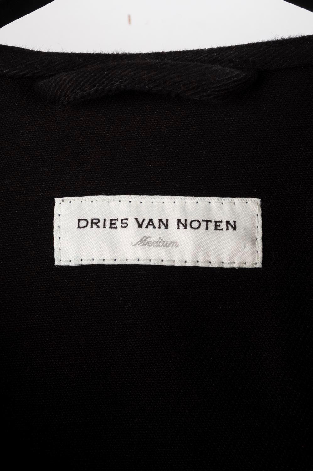 Dries Van Noten Coated Men Denim Jacket Size M For Sale 3