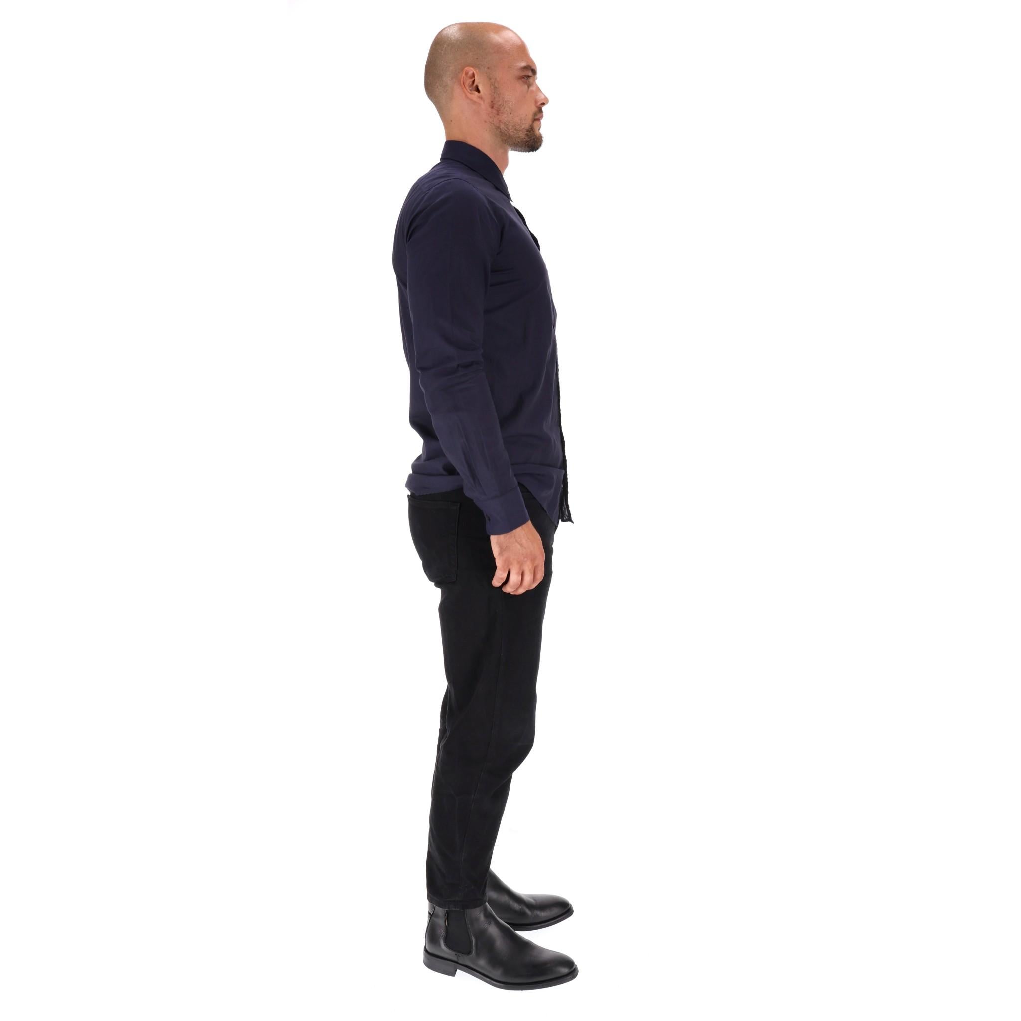 Black Dries Van Noten Cotton Shirt For Sale