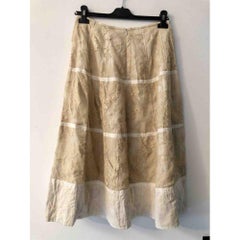Dries Van Noten Cotton Top and Skirt in Beige