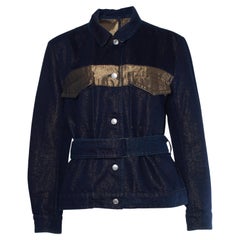 Dries van Noten, Veste en denim et lurex