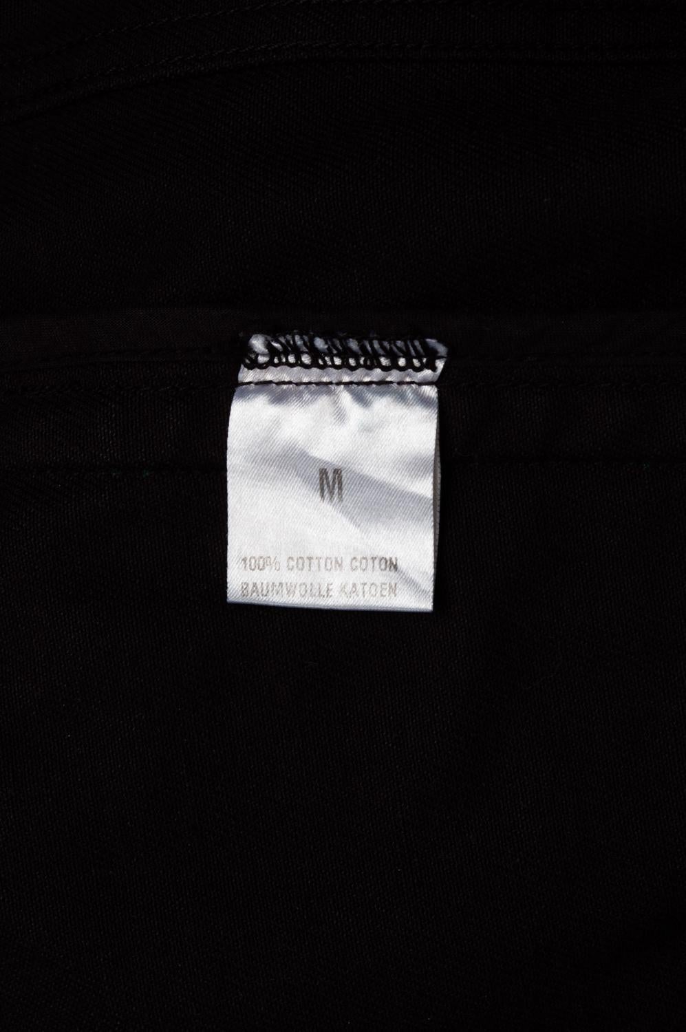 Dries Van Noten denim men jacket coated denim, detailed, Size slim M (small) For Sale 2