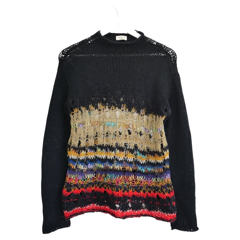 Dries Van Noten Fall 2008 Vintage Distressed Jumper at 1stDibs