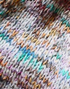 Dries Van Noten Fall 2008 Wool/Paper Hand Knit Scarf