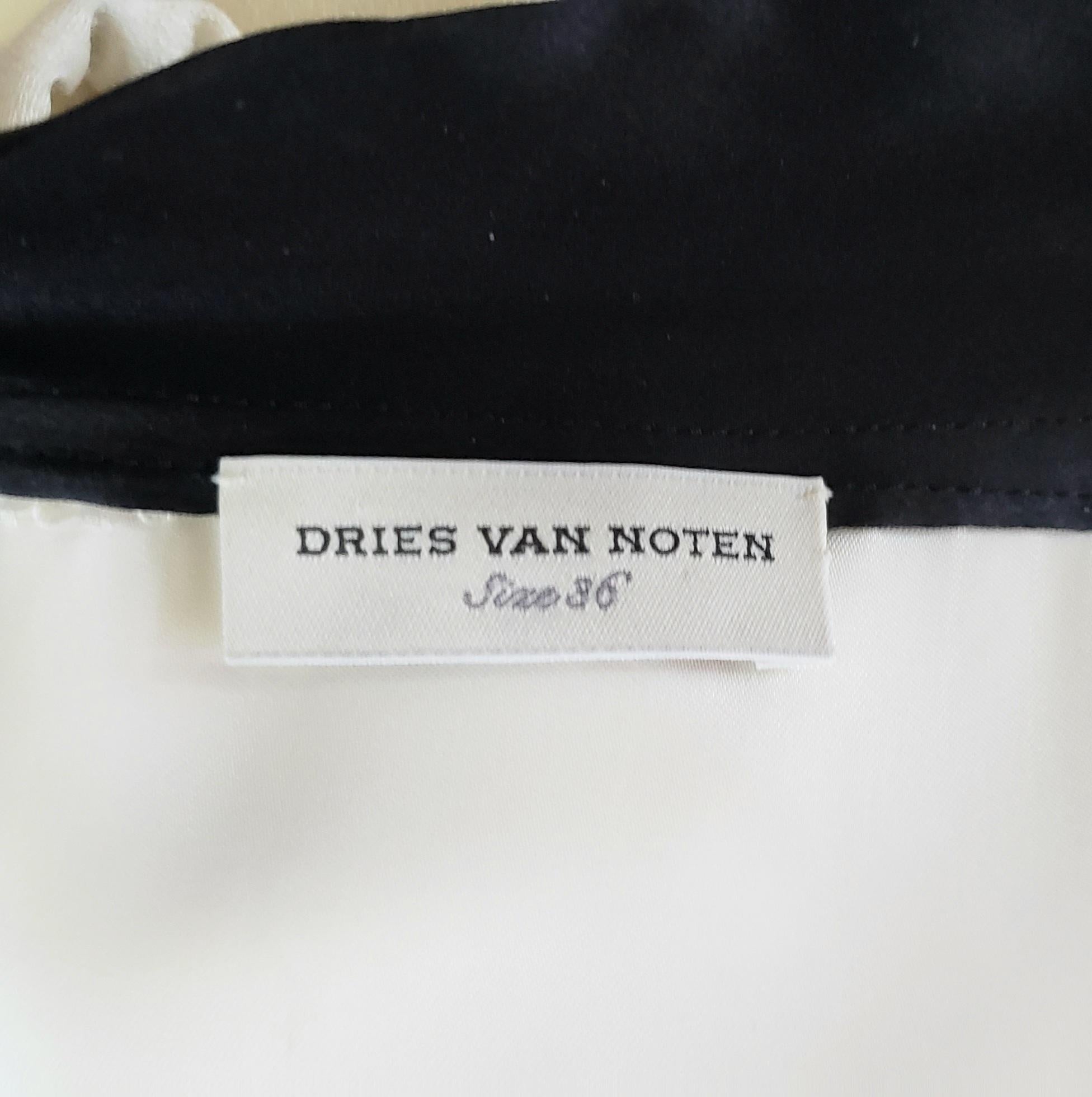 DRIES Van NOTEN Fall 2012 SILK DRESS size 36 - S For Sale 6