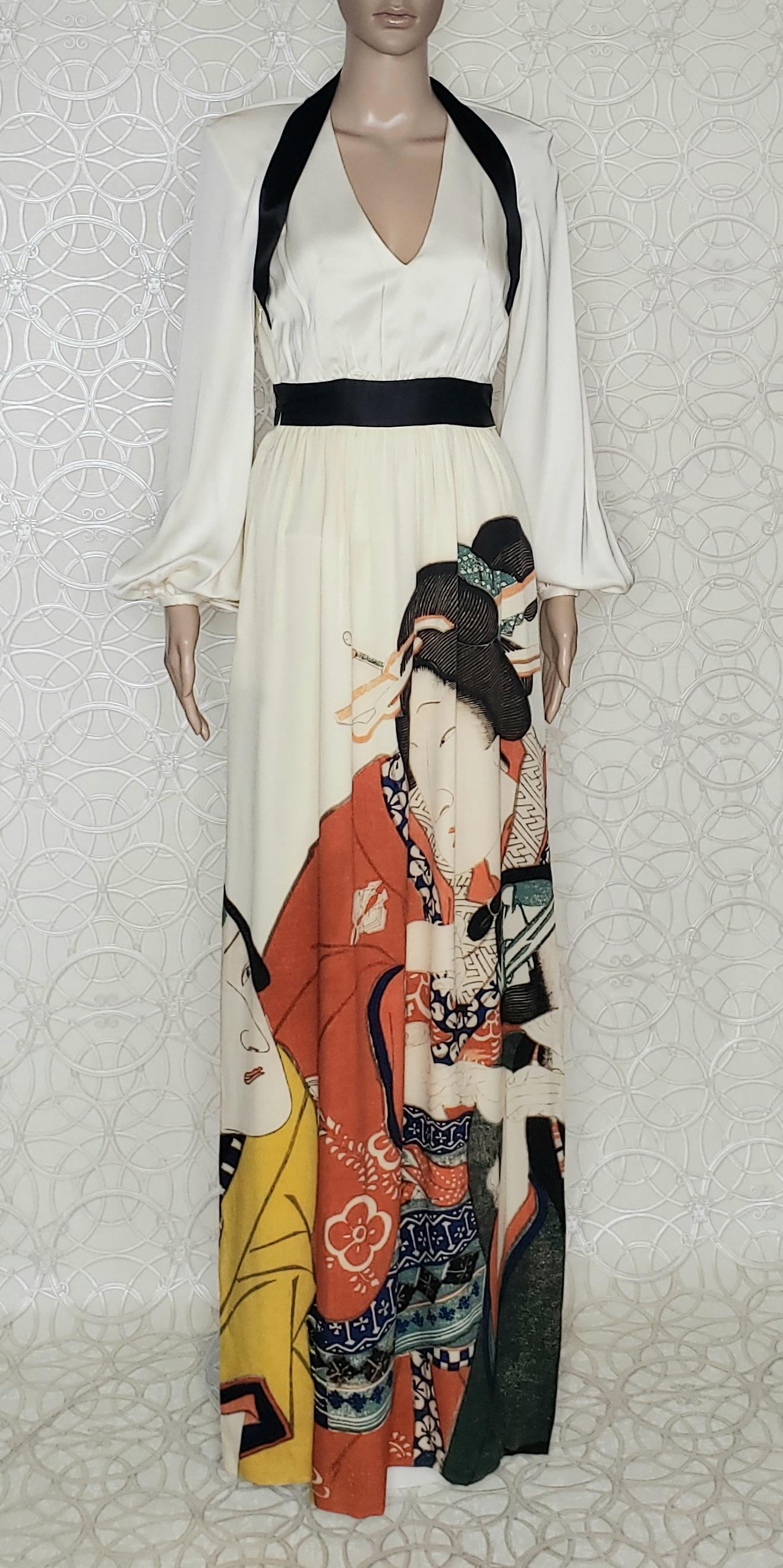 DRIES VAN NOTEN

Dries Van Noten Silk Printed Japanese Dress with Sleeves.  

V-neck

Color: White

Size: 36 or US - S

Content: 100% Silk

Length: Back 160cm

Pre-owned, in excellent condition.
PLEASE VISIT OUR STORE FOR MORE GREAT ITEMS

 