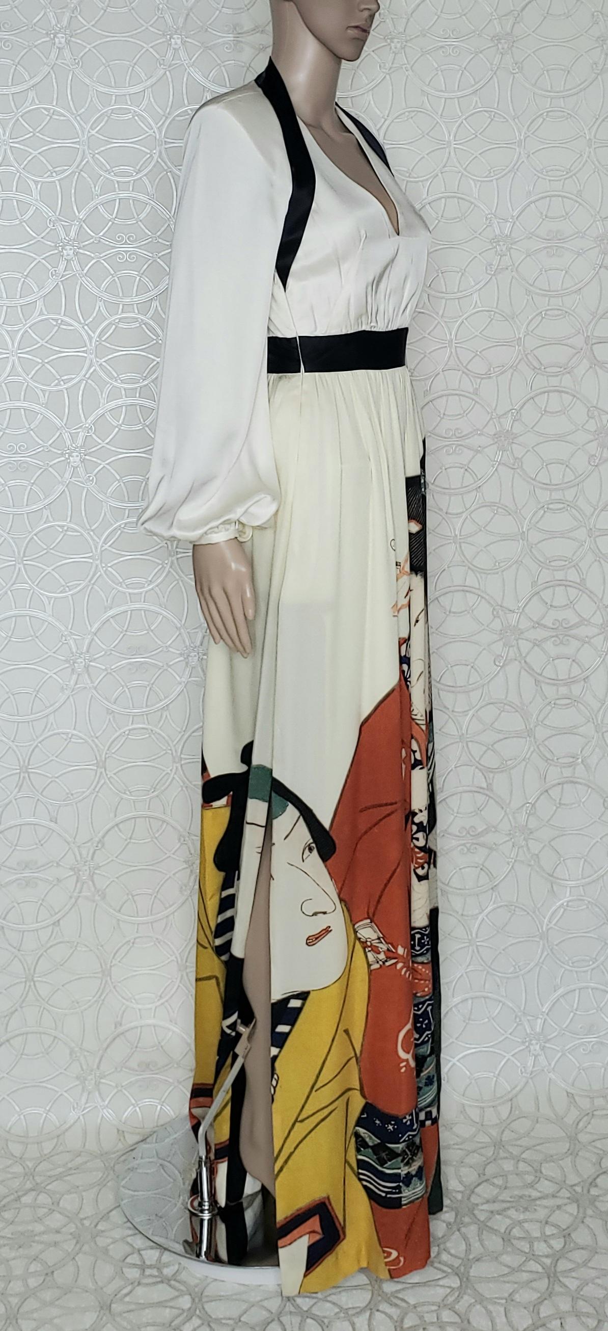 DRIES Van NOTEN Fall 2012 SILK DRESS size 36 - S In Excellent Condition For Sale In Montgomery, TX