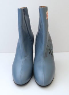 Botines con estampado de rosas Dries van Noten Otoño 2019