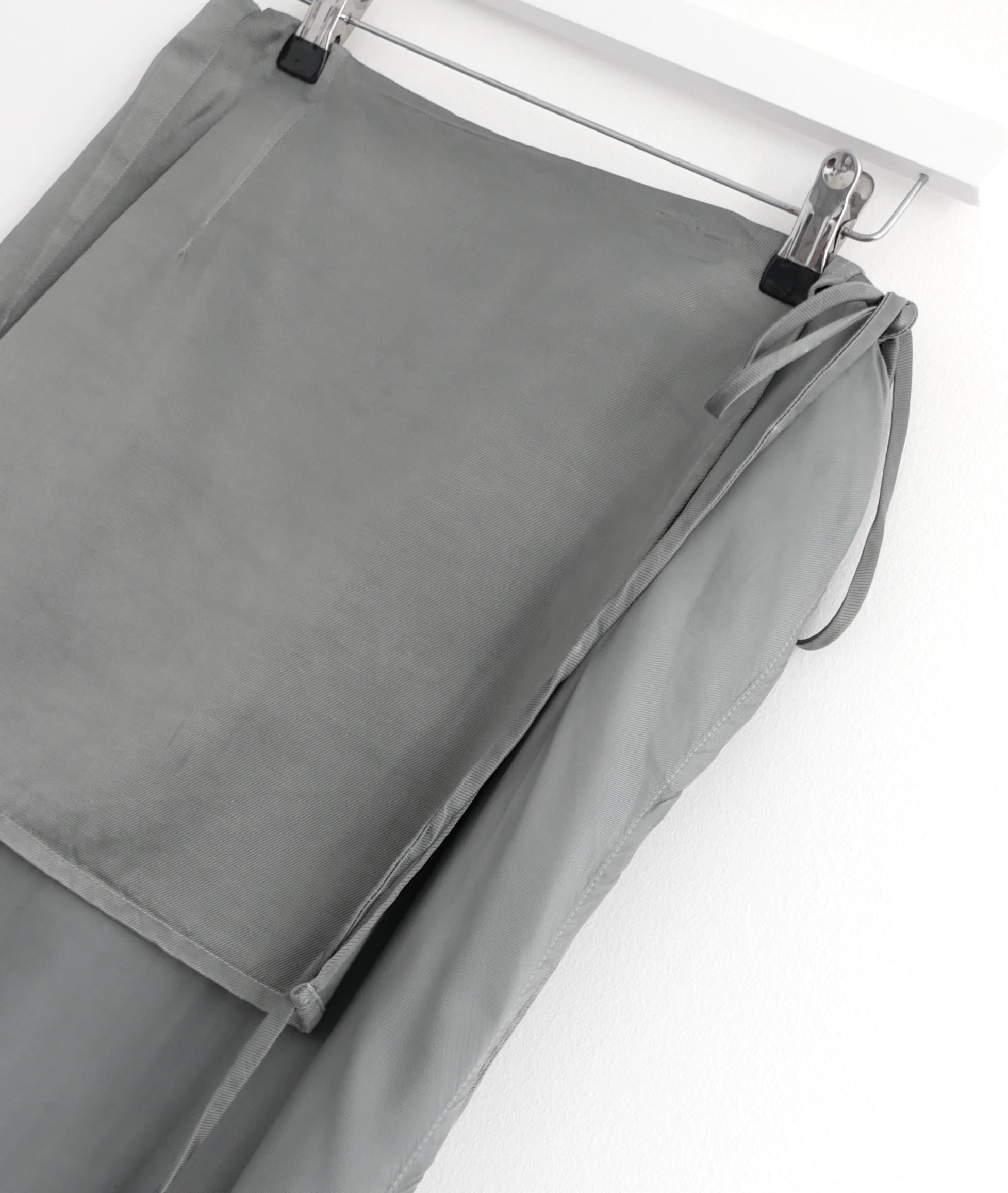 Gray Dries Van Noten Fall 2023 Layered Maxi Skirt For Sale
