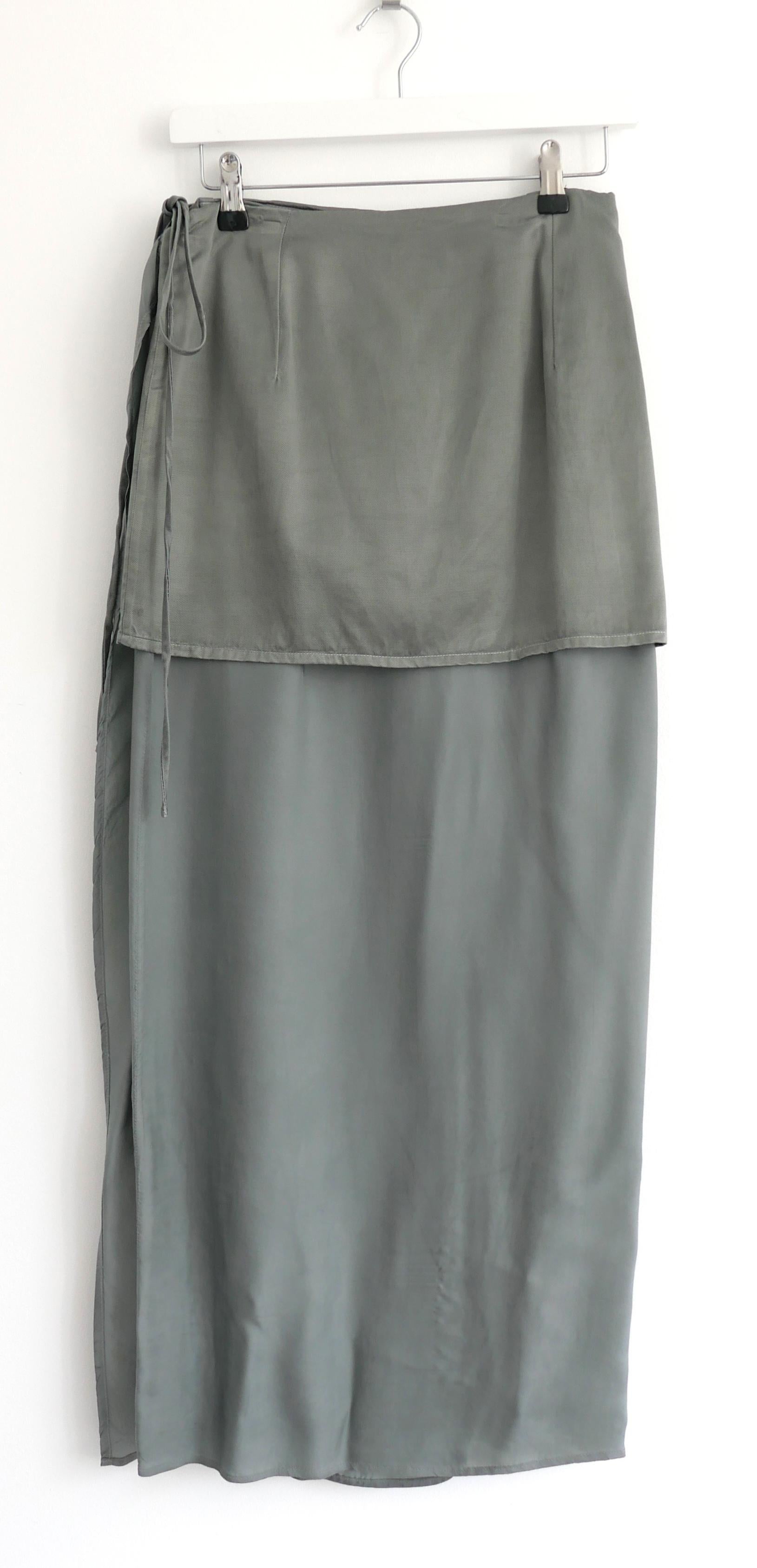Dries Van Noten Fall 2023 Layered Maxi Skirt For Sale 1
