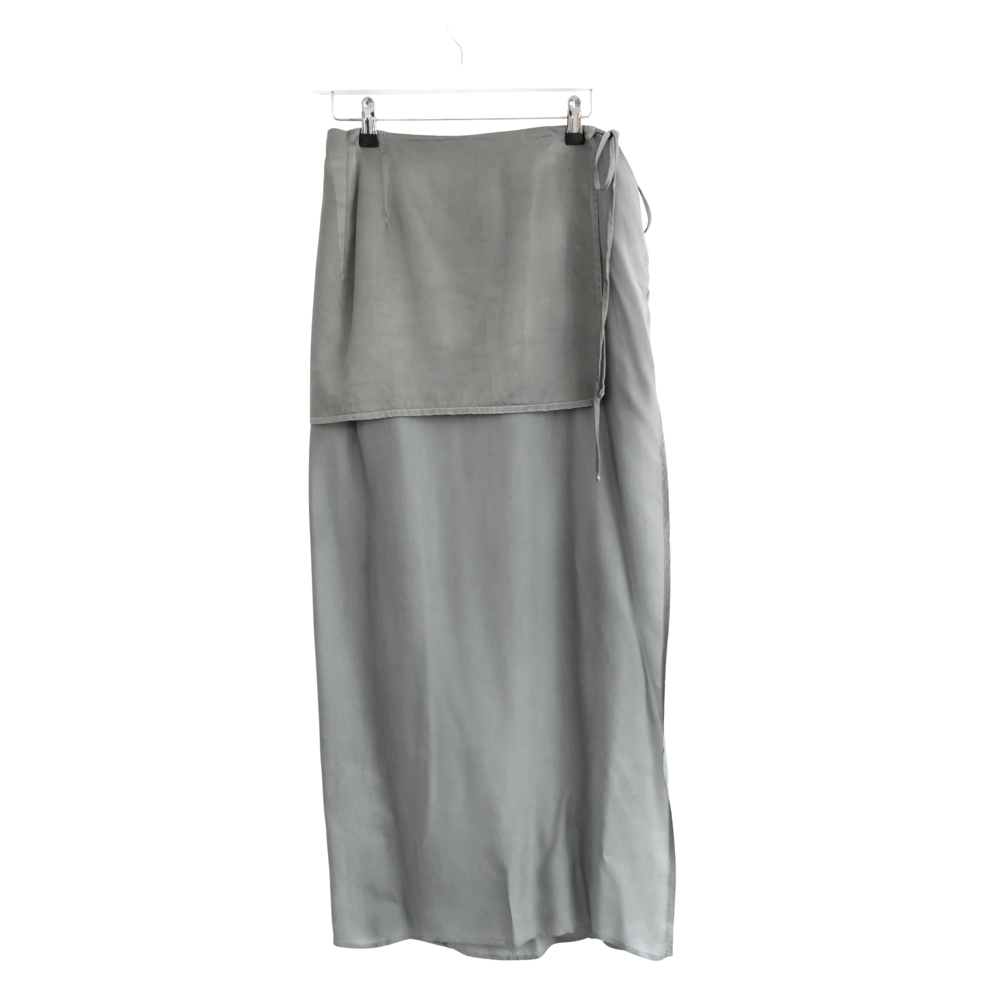 Dries Van Noten Fall 2023 Layered Maxi Skirt For Sale