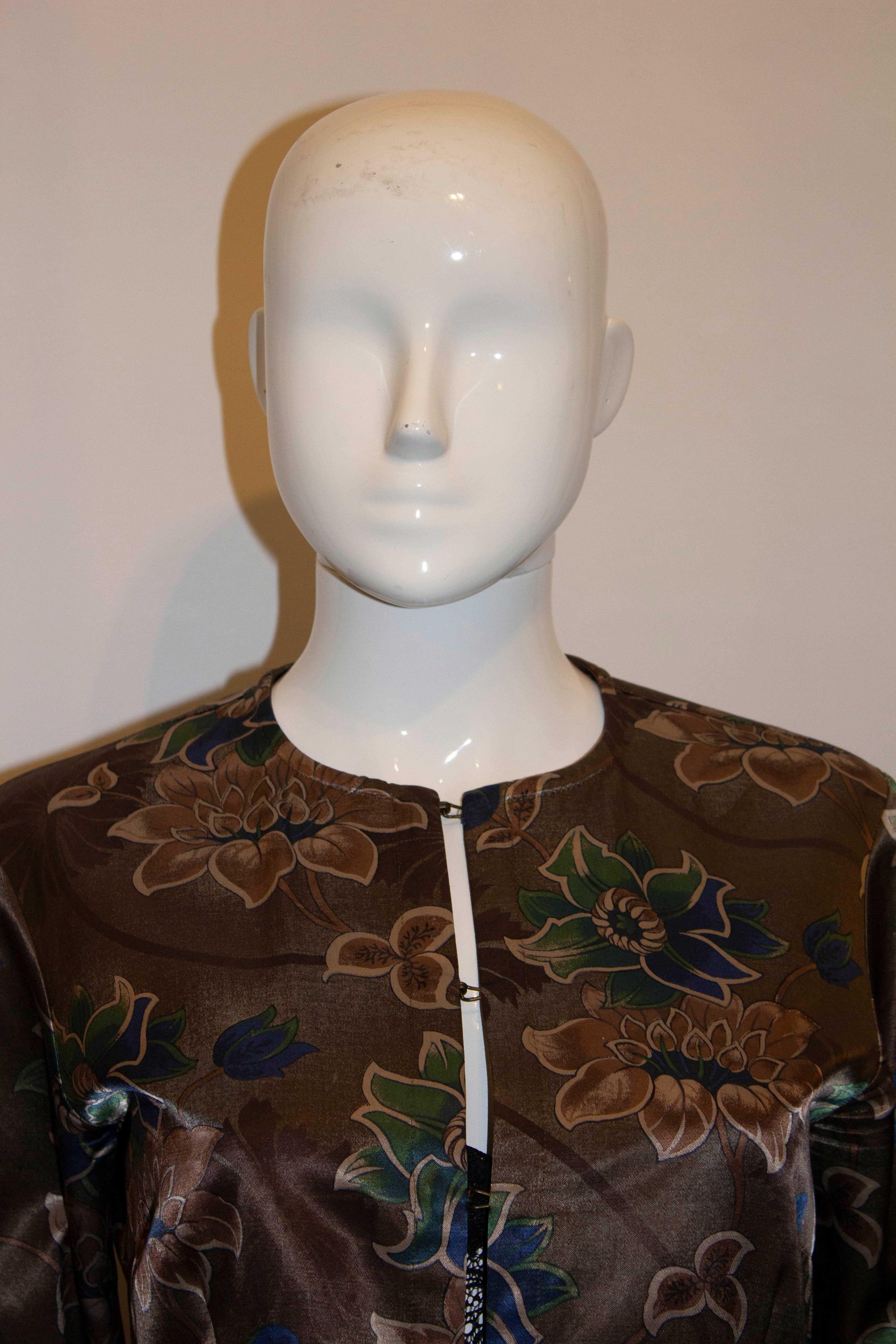 Dries van Noten Floral Print Jacket In Good Condition For Sale In London, GB