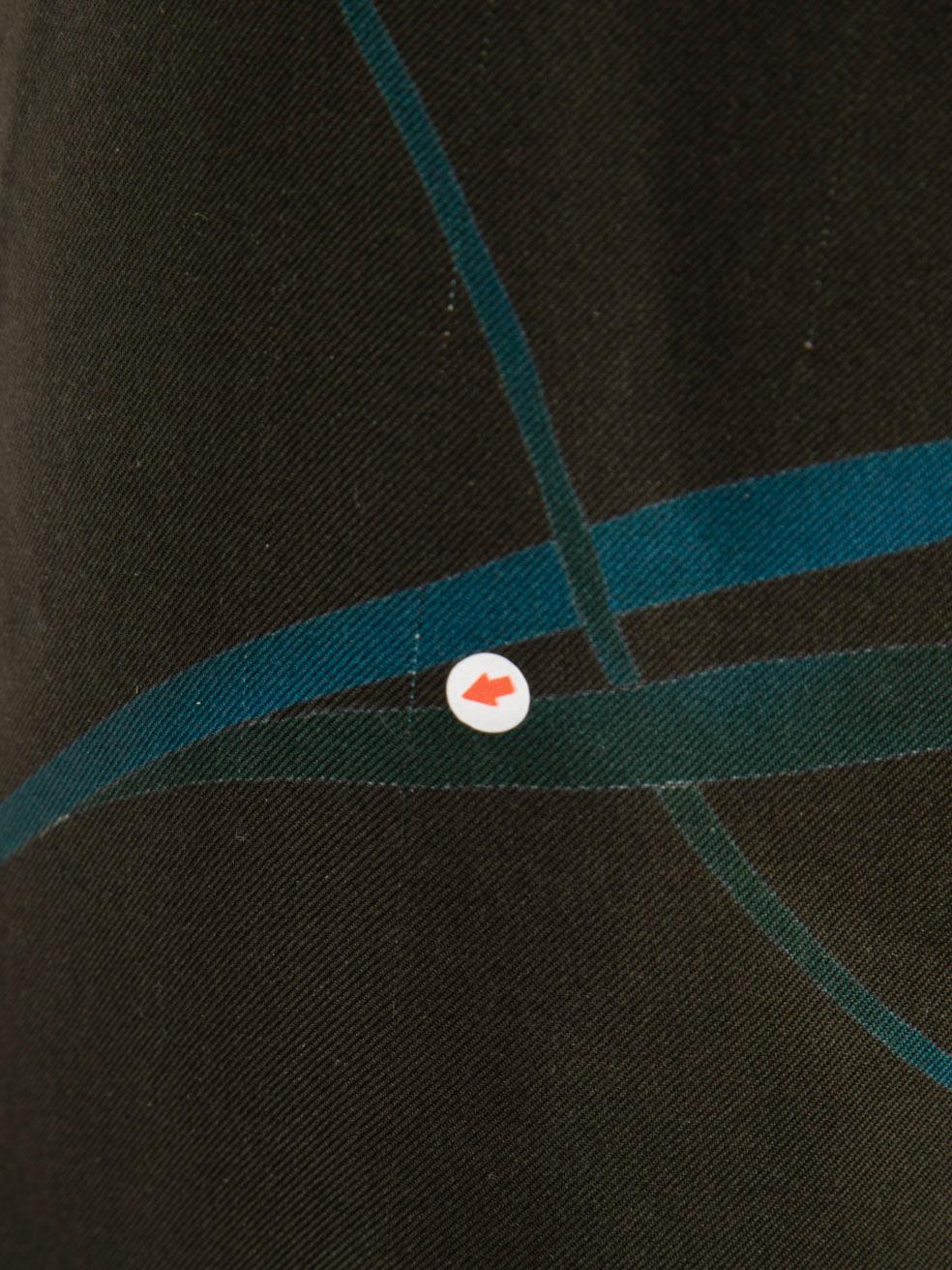 Dries Van Noten Floral Print Midi Belted Dress Size XL In Good Condition In London, GB