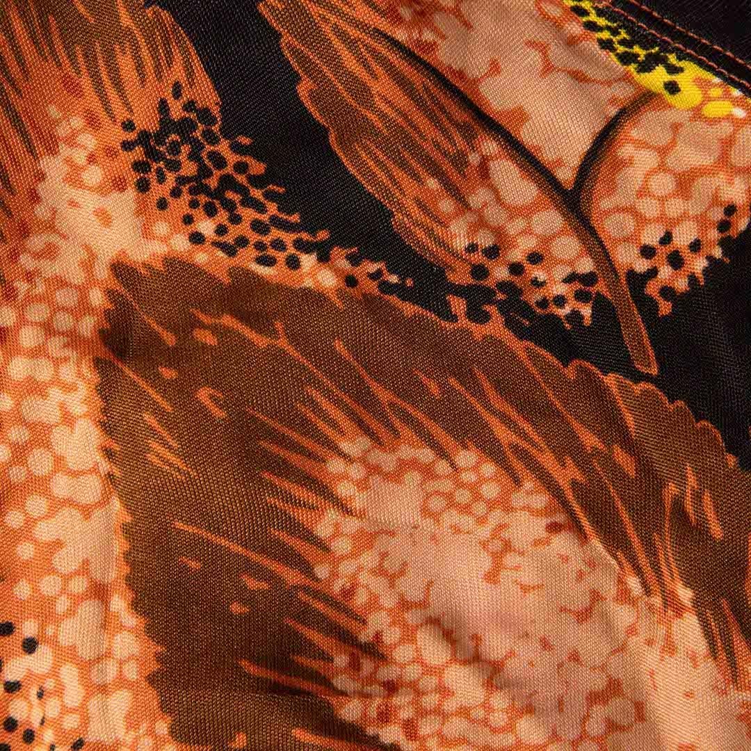 Dries Van Noten Floral Print V-Neck Top Size M In Good Condition In London, GB