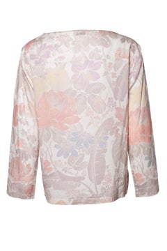 Dries van noten, Floral top with long sleeves