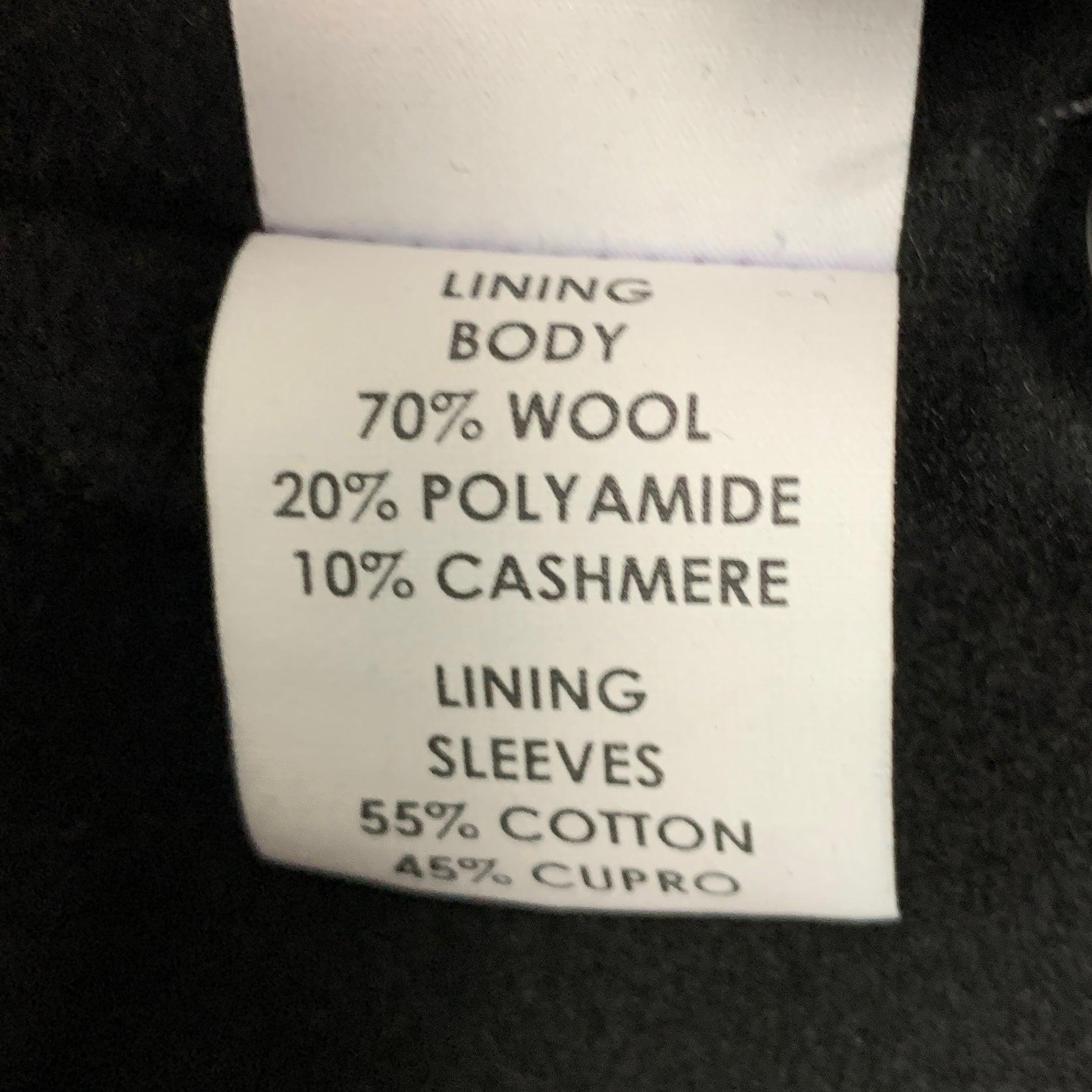 DRIES VAN NOTEN FW19 Size 44 Black Multi Color Tie Dye Coat For Sale 1