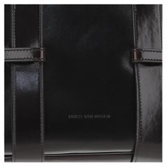 Dries Van Noten Glossy Leather Shoulder Bag — Brown