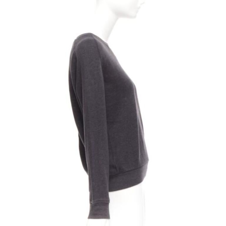DRIES VAN NOTEN maglione con zip posteriore in misto cotone grigio argento S In condizioni buone in vendita a Hong Kong, NT