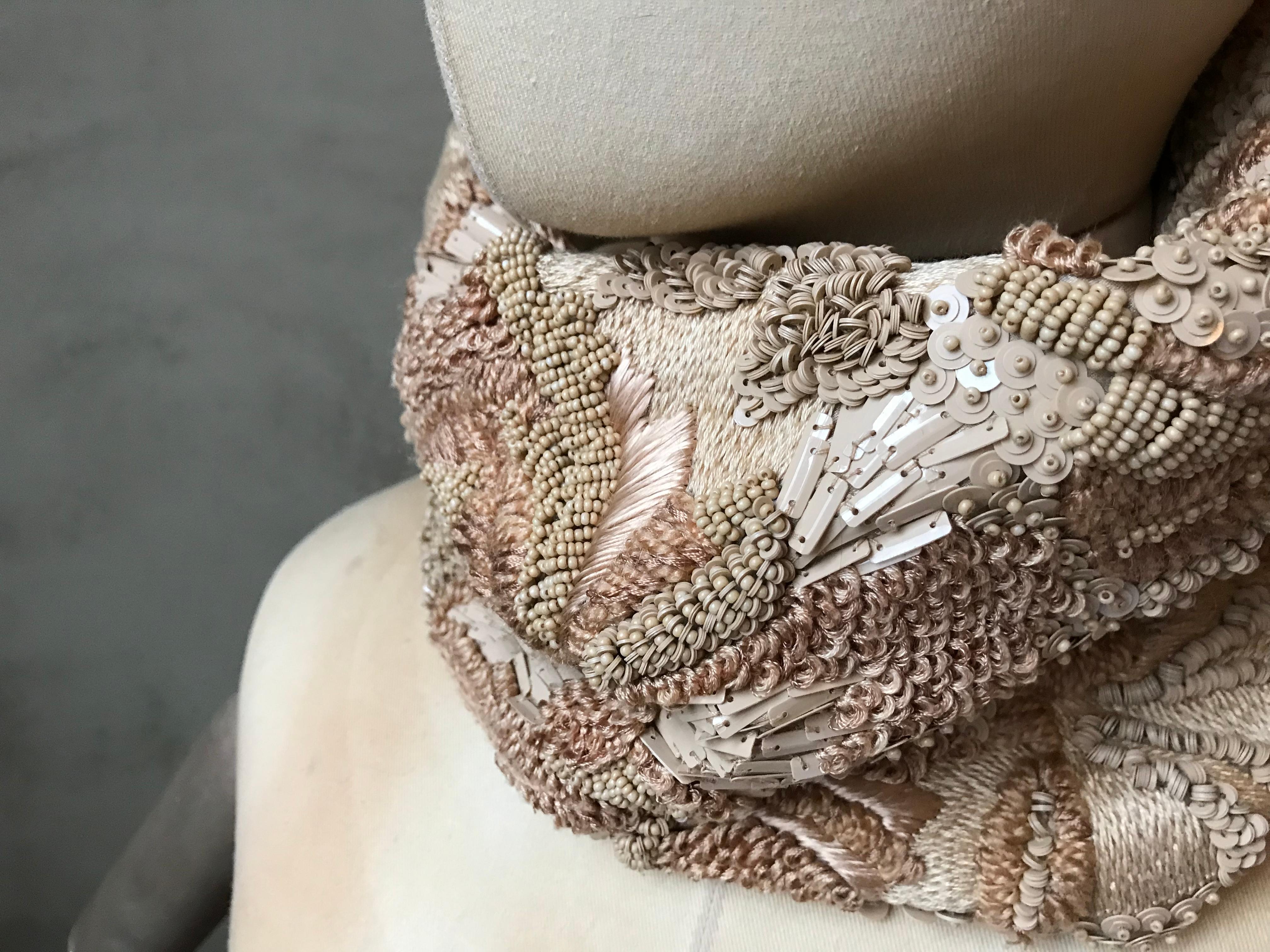 Dries Van Noten Hand Beaded and Embroidered Collar 2