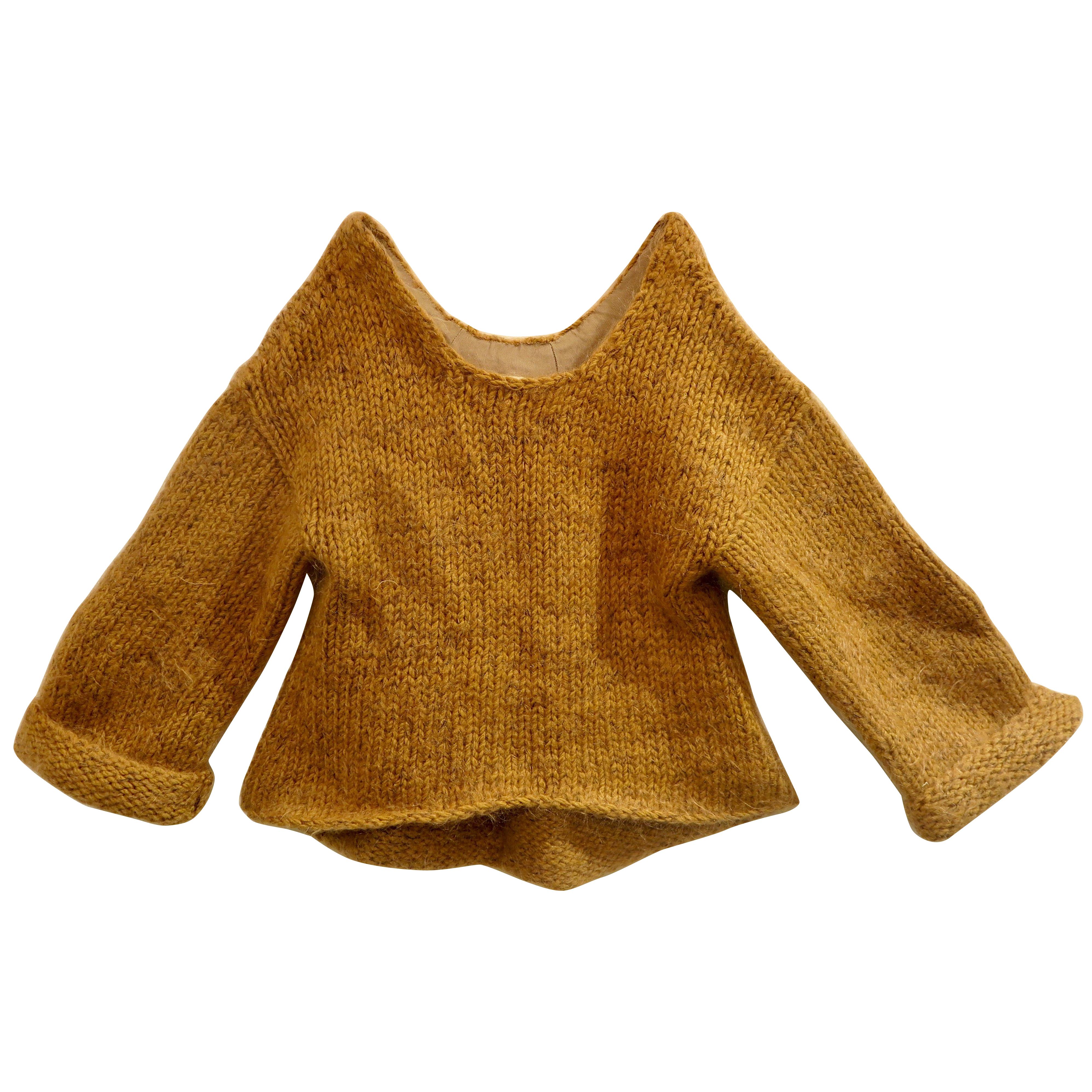 Dries Van Noten Hand Knit Sweater For Sale
