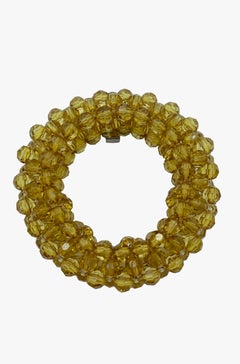 Pendientes de clip con cuentas de aro Dries van Noten, Años 2000