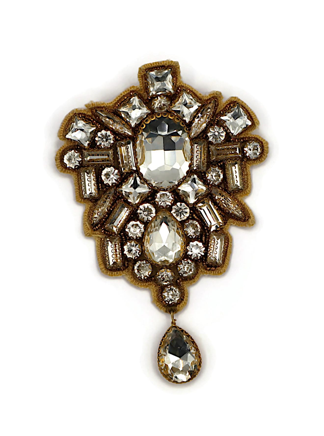 DRIES VAN NOTEN Jewelled Brooch 1
