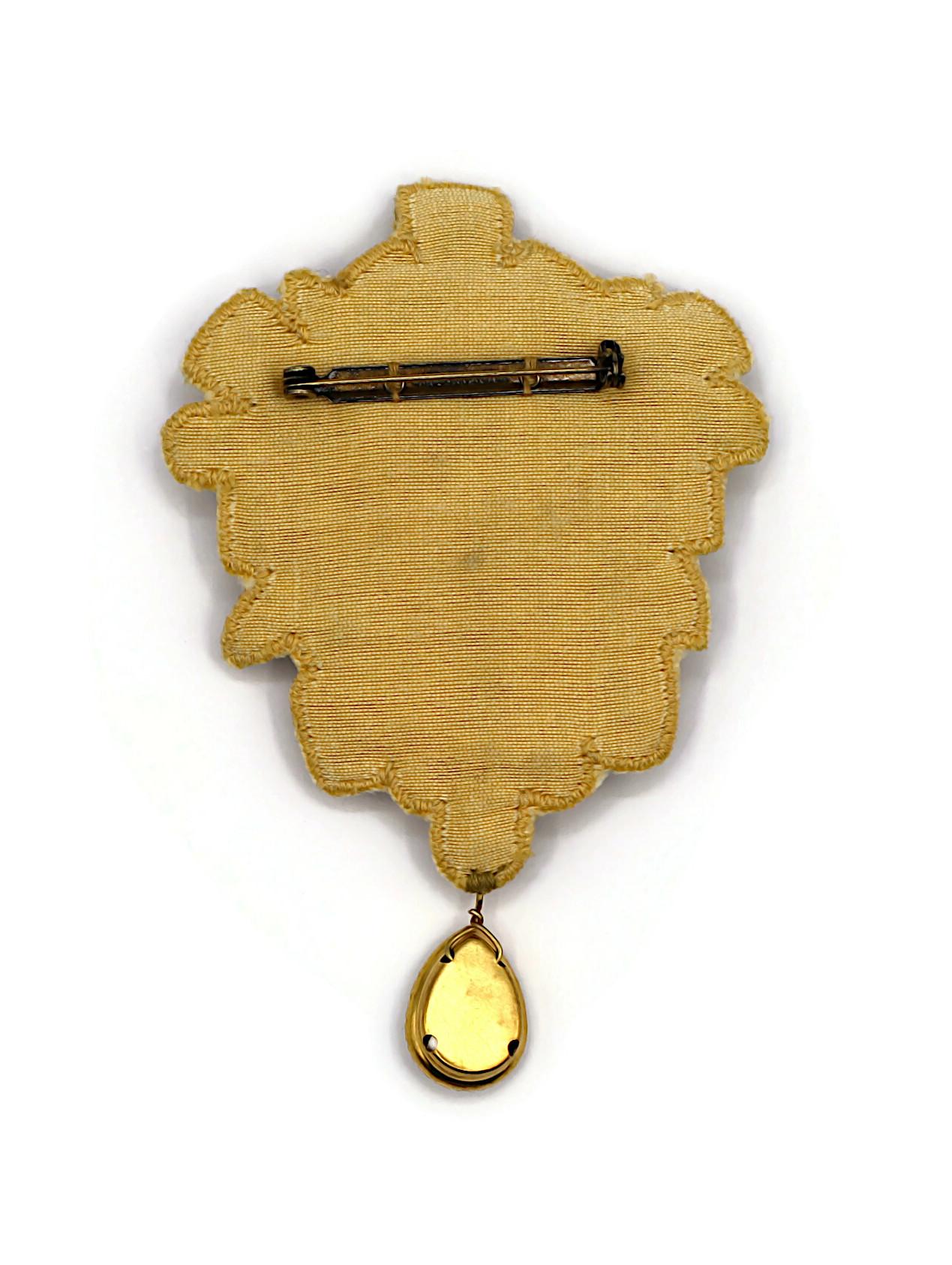 DRIES VAN NOTEN Jewelled Brooch 3
