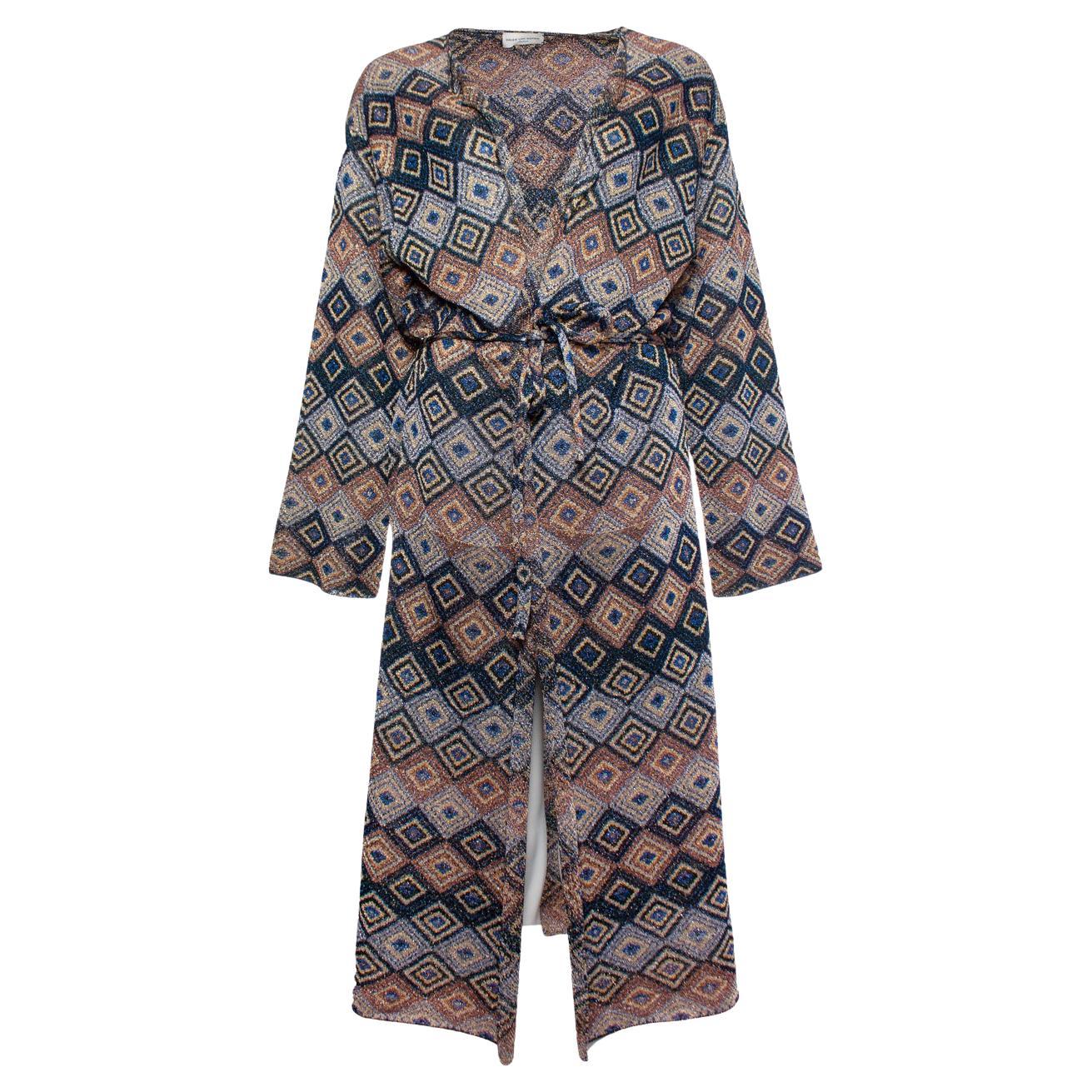 Dries van Noten, Lurex cardigan For Sale