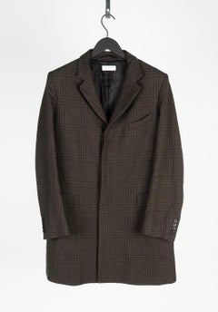 Dries Van Noten Men Coat Check Size 52 (Large), S696