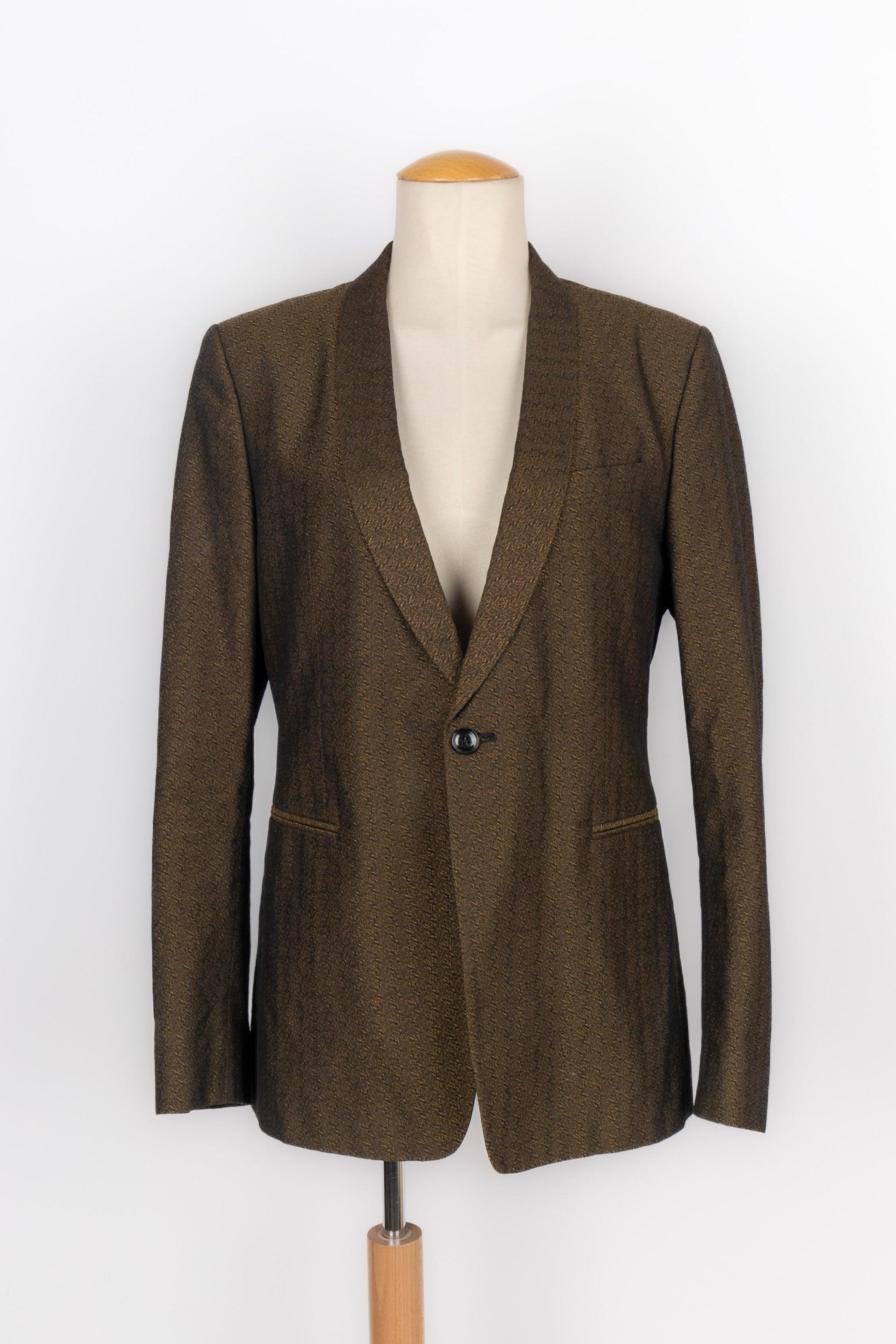 Men's Dries Van Noten Men Golden-tone Suit Set For Sale