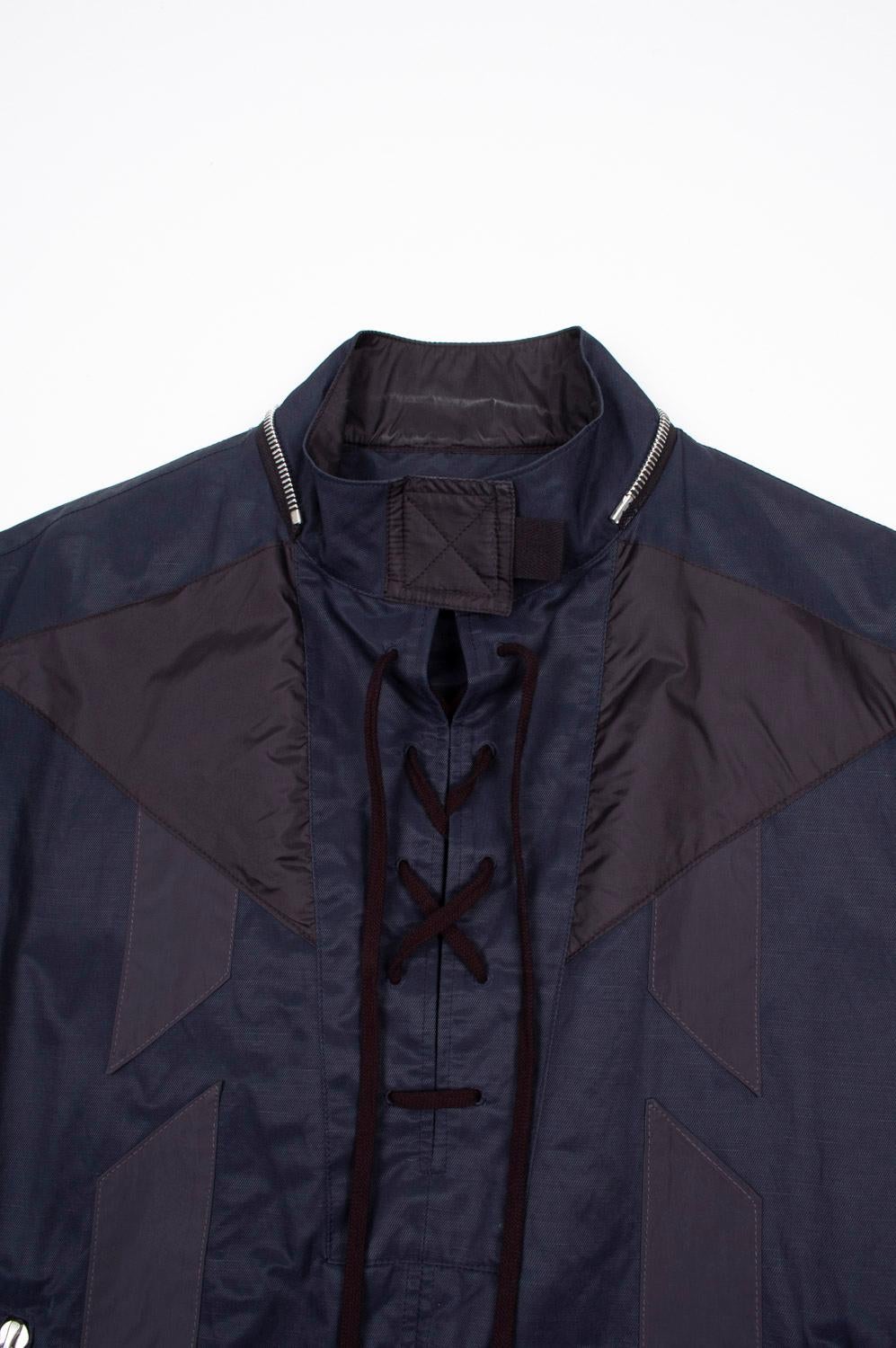 Check my other listings. Have many more designer clothes for sale. Open to any offers.
Item for sale is 100% genuine Dries Van Noten Anorak Men Jacket,  Ri-Ri zippers, VIPE0
Color: multi
(An actual color may a bit vary due to individual computer