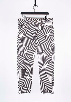 Dries Van Noten Men Jeans striped geometric Size 34, AR009
