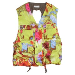Dries van Noten Hombre Chaleco Cargo Floral Talla L