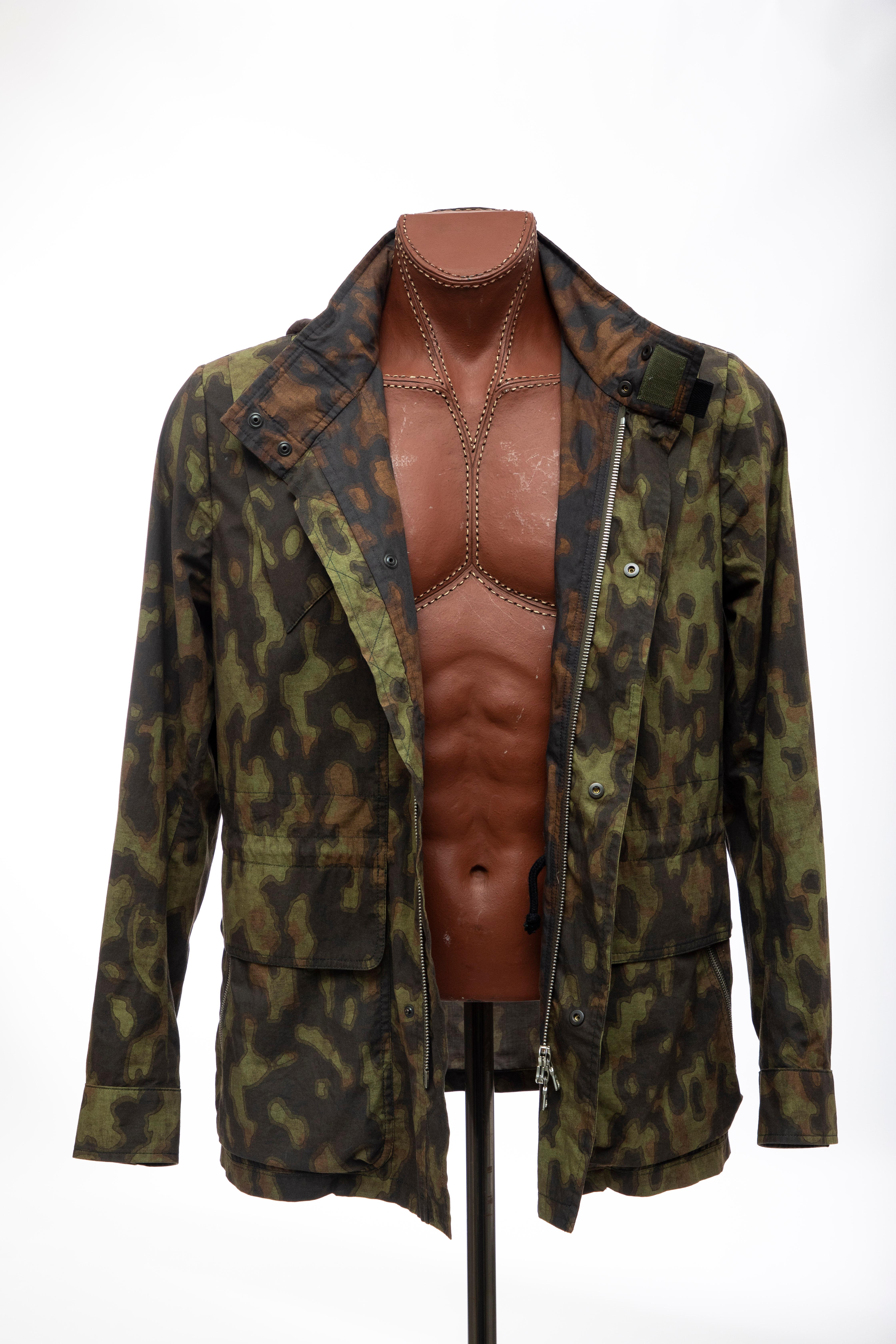 Dries Van Noten Men's Cotton Camouflage Jacket, Spring 2013 For Sale 10