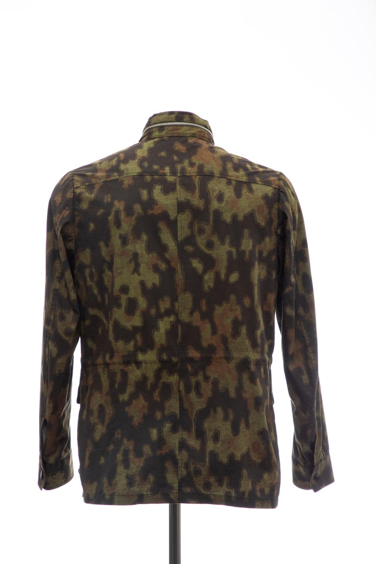 Dries Van Noten Men's Cotton Camouflage Jacket, Spring 2013 For Sale at ...