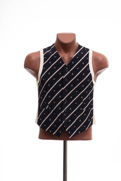 Dries Van Noten Men's Runway Nautical Suit Vest , Spring 1996