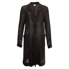 Dries van Noten, Mohair cardigan in brown