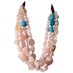 Dries Van Noten  Multi Stranded Semi Precious Necklace