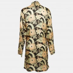 Dries van Noten Multicolor Floral Printed Satin Jacket L
