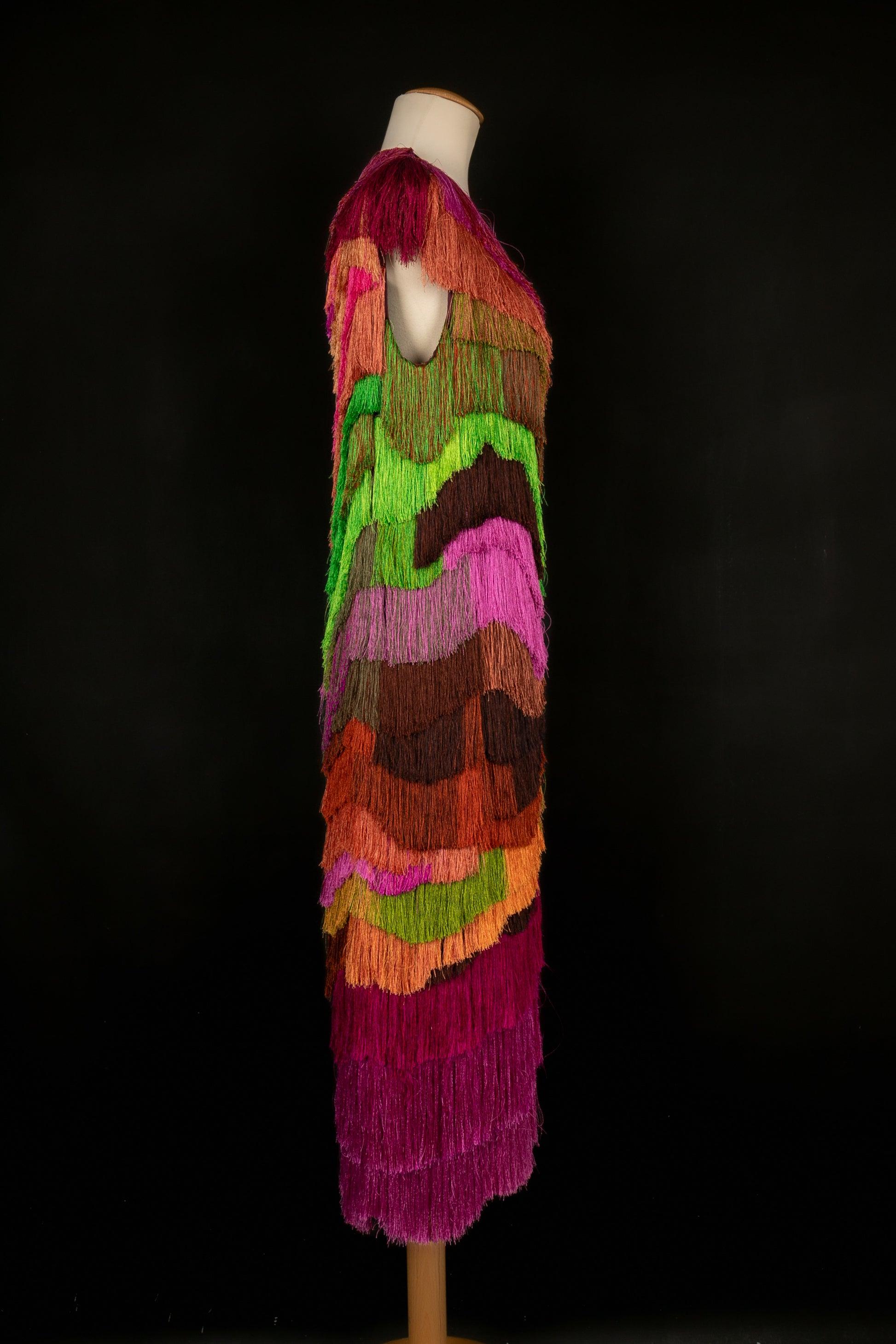 Dries Van Noten Multicolored silk Cardigan / Jacket, 2022 For Sale 1