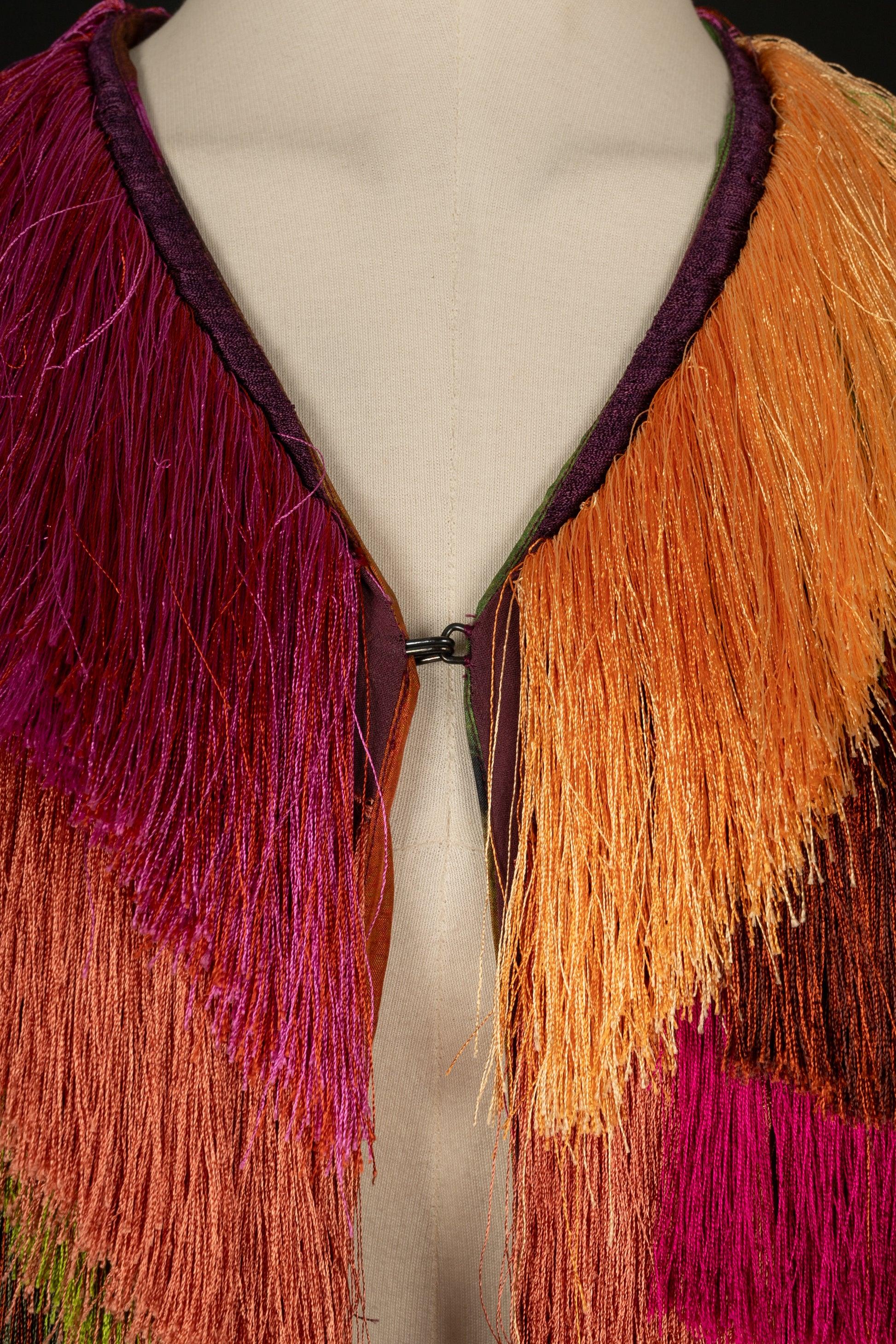 Dries Van Noten Multicolored silk Cardigan / Jacket, 2022 For Sale 2