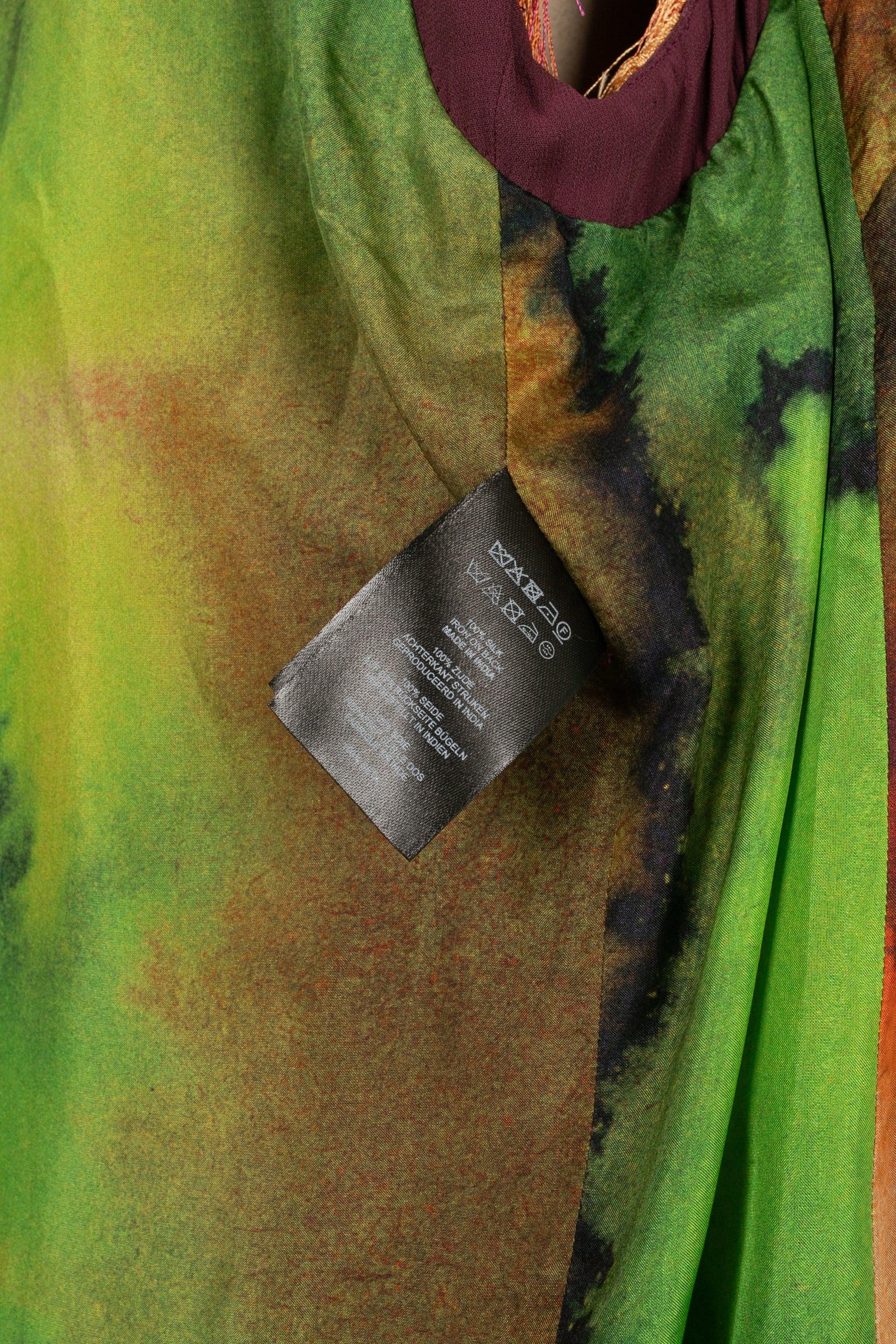 Dries Van Noten Multicolored silk Cardigan / Jacket, 2022 For Sale 3