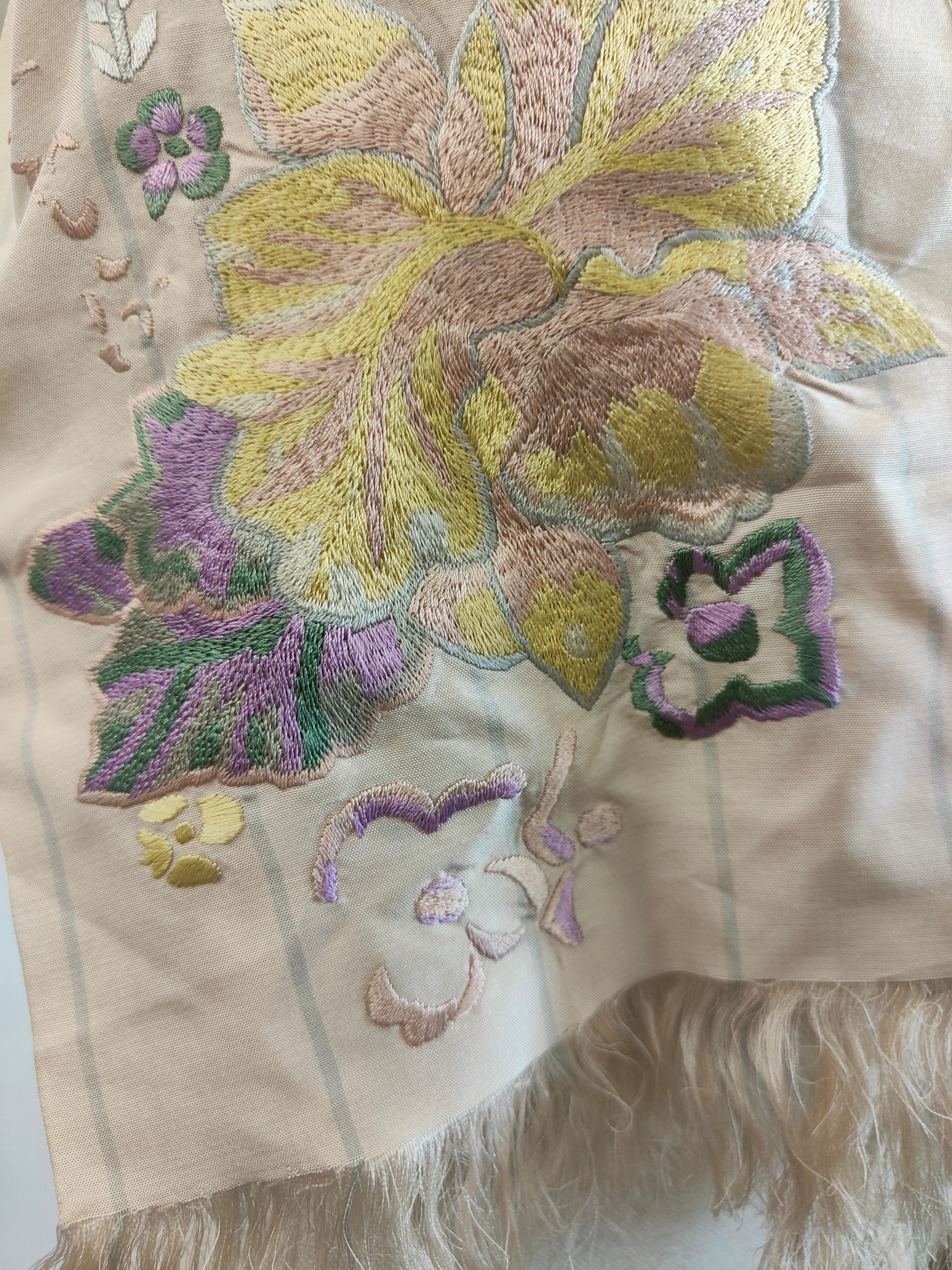 Women's or Men's Dries Van Noten multicoloured silk shawl