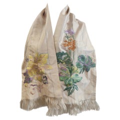 Dries Van Noten - Châle en soie multicolore